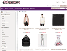 Tablet Screenshot of clubpaquana.com